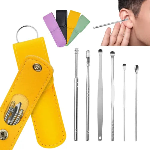3x Kits de limpieza de oídos: preciso, seguro y reutilizable