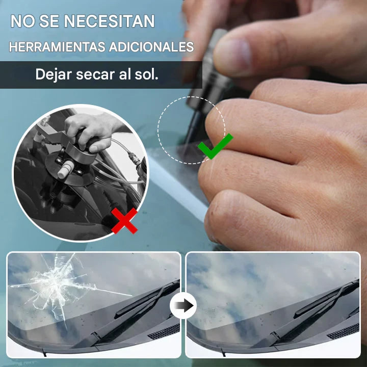 2X1 Kit Reparador de Parabrisas – Fácil y Eficaz